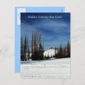 ユタの休日の挨拶! シーズンポストカード (正面/裏面)