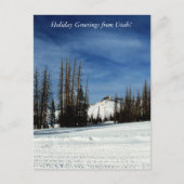 ユタの休日の挨拶！ シーズンポストカード (正面)