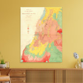 ユタの地質図 キャンバスプリント (インサイチュ (リビング))