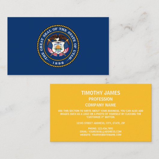 ユタの封印 名刺 (正面/裏面)