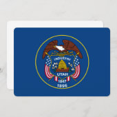 ユタの州の旗のデザイン (正面/裏面)