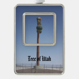 ユタの木 シルバープレートフレームオーナメント