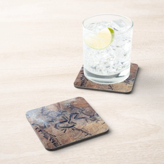 ユタの緑の川とその支流の峡谷 コースター (右側)