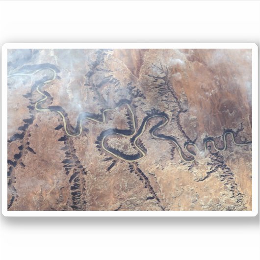 ユタの緑の川とその支流の峡谷 シール (正面)