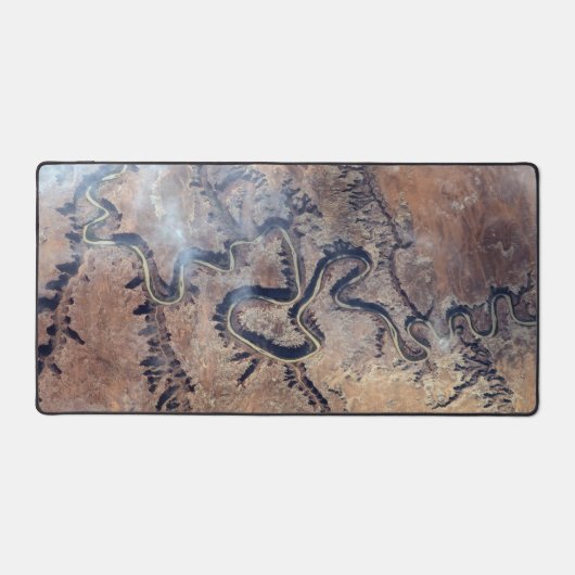 ユタの緑の川とその支流の峡谷 デスクマット (正面)