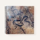 ユタの緑の川とその支流の峡谷 ノートブック (正面)