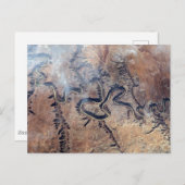 ユタの緑の川とその支流の峡谷 ポストカード (正面/裏面)