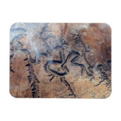 ユタの緑の川とその支流の峡谷 マグネット (横)