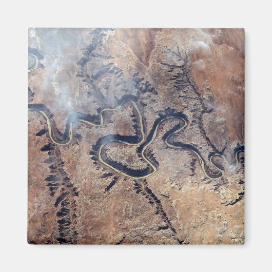 ユタの緑の川とその支流の峡谷 マグネット (正面)