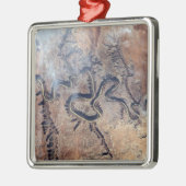 ユタの緑の川とその支流の峡谷 メタルオーナメント (左)