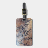 ユタの緑の川とその支流の峡谷 ラゲッジタグ (正面縦)