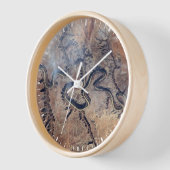 ユタの緑の川とその支流の峡谷 壁時計 (傾斜)