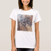 ユタの緑の川とその支流の峡谷 Tシャツ (正面)