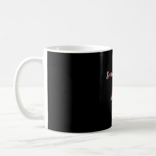 ユタの誰かが私を愛している コーヒーマグカップ (左)