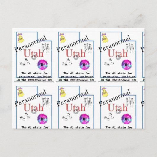 ユタの超常的はがき ポストカード (正面)