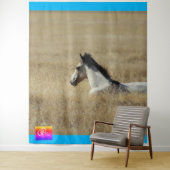 ユタの野生の馬タペストリー西アートイメージホール タペストリー (インサイチュ)