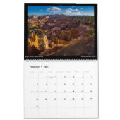 ユタの風景カレンダー2022 カレンダー (2月 2027)