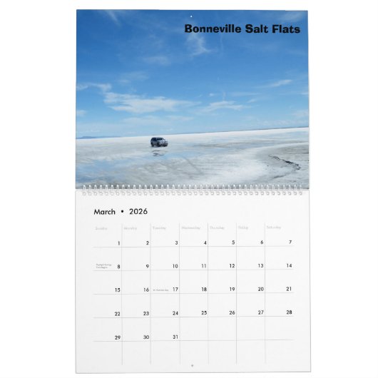 ユタの風景カレンダー2023 カレンダー (3月 2026)