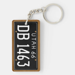 ユタの1966年のヴィンテージのナンバープレートKeychain キーホルダー