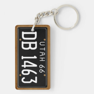ユタの1966年のヴィンテージのナンバープレートKeychain キーホルダー