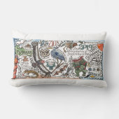 ユタのLumbarの枕のインスピレーションのABCs ランバークッション (正面)