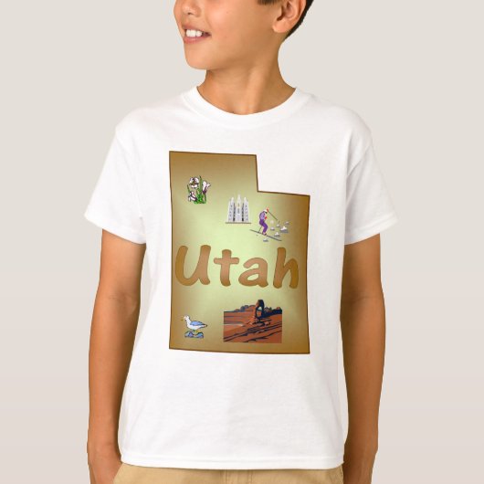 ユタはTシャツをからかいます Tシャツ (正面)