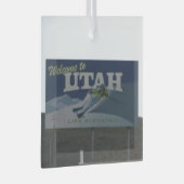 ユタへようこそ ガラスオーナメント (正面右)