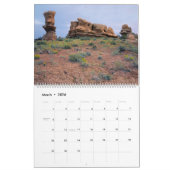 「ユタをのぞく」トレイル画像写真カレンダー カレンダー (3月 2026)