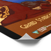 ユタアーチス国立記念碑ヴィンテージ旅行 ポスター (角)