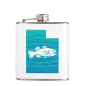 ユタウェーブ魚釣り フラスク (正面)