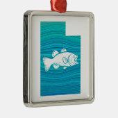 ユタウェーブ魚釣り メタルオーナメント (右)