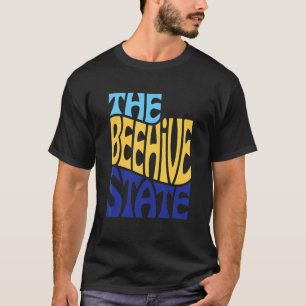 ユタウットアメリカ州シェイプモットー Tシャツ
