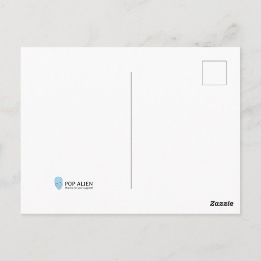 ユタエイリアン- ポストカード (裏面)