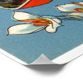 ユタカラフル州からのヴィンテージ ポスター (角)