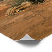 ユタカラフル州モニュメントバレーミッテンス ポスター (角)