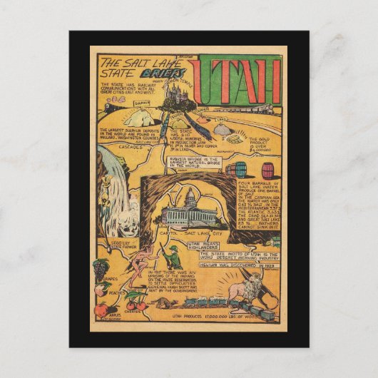 ユタザソルトレイク州 ポストカード (正面)