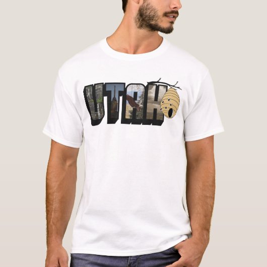 ユタザビーハイブ州 Tシャツ (正面)