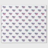 ユタスターズアンドストライプズ州 ラッピングペーパー (フラット)