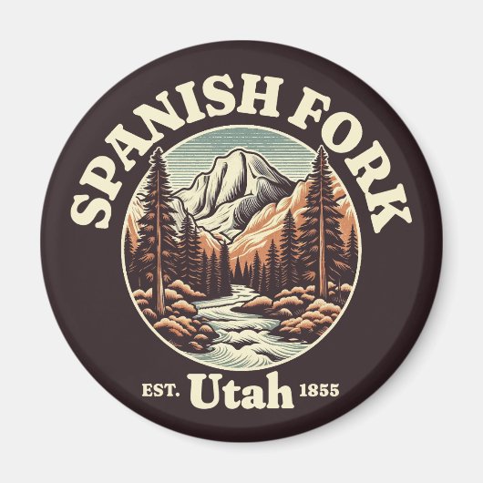 ユタスペインの州,フォーク マグネット (正面)
