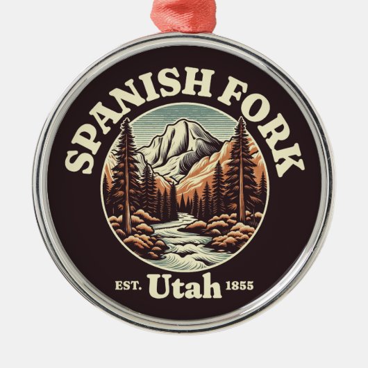 ユタスペインの州，フォーク メタルオーナメント (正面)