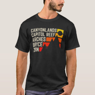 ユタス五人の国立公園の記念物 – NPSモアブ・ユタ Tシャツ