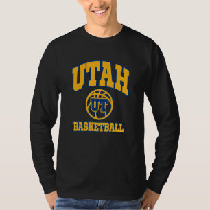 ユタバスケットボールファンジャージースタイルスポーティデザインスタ Tシャツ