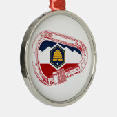 ユタフラッグロック登山カラビナー メタルオーナメント (右)