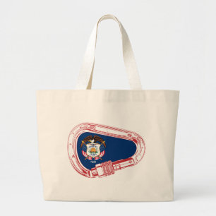 ユタフラッグ登山カラビナー ラージトートバッグ