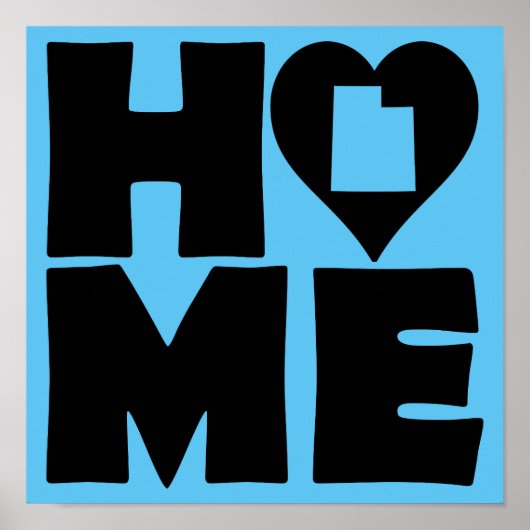 ユタホームハート州ポスター署名 ポスター (正面)