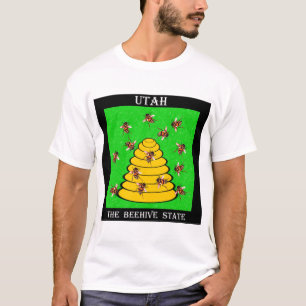 ユタミツバチの巣の州 Tシャツ