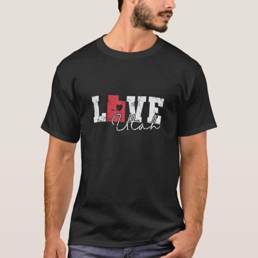 ユタラブUSAアメリカ州 Tシャツ (正面)