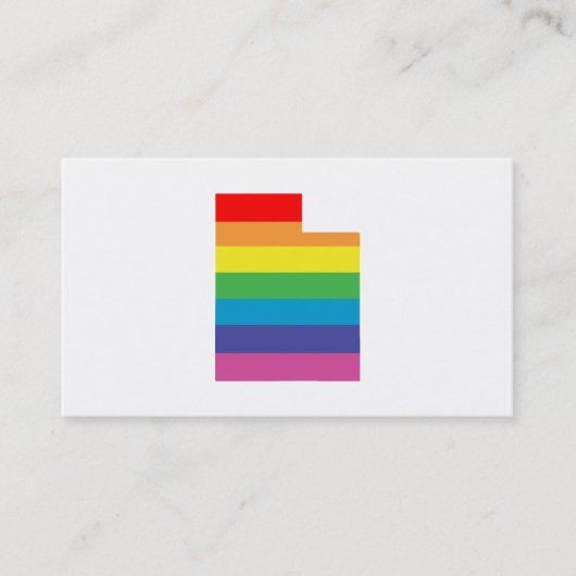 ユタレインボー 名刺 (正面)