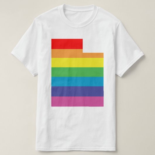 ユタレインボー Tシャツ (デザイン正面)