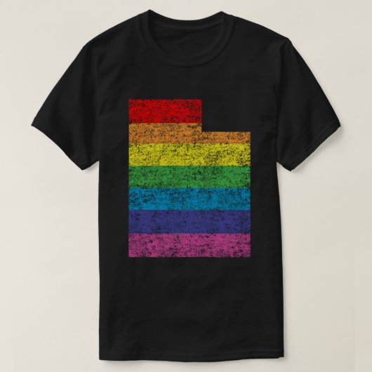 ユタレインボー Tシャツ (デザイン正面)